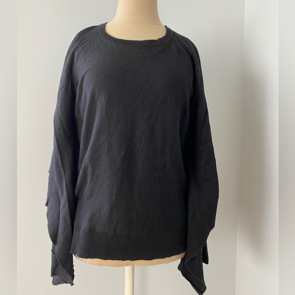 Michael Kors black cold shoulder sweater